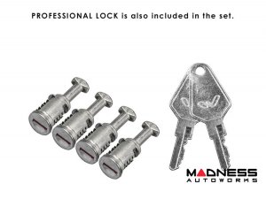 Alfa Romeo Giulia Roof Rack Cross Bars - for models w/o factory roof rails - Black (2017 - 2025) Alfa Romeo Giulia Roof Rack Cross Bars - for models w/o factory roof rails - Black (2017 - 2025)